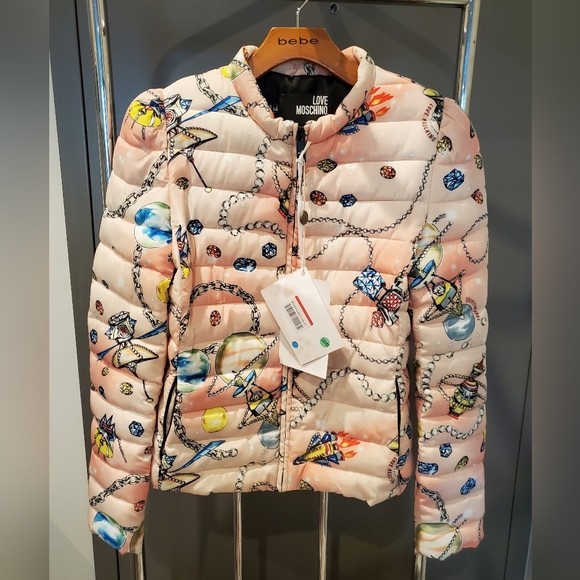 NWT - MOSCHINO Jewels Puffer Jacket